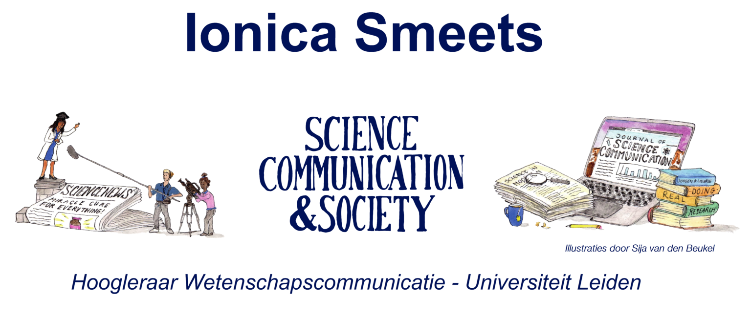 Ionica Smeets – Hoogleraar Wetenschapscommunicatie – Universiteit Leiden